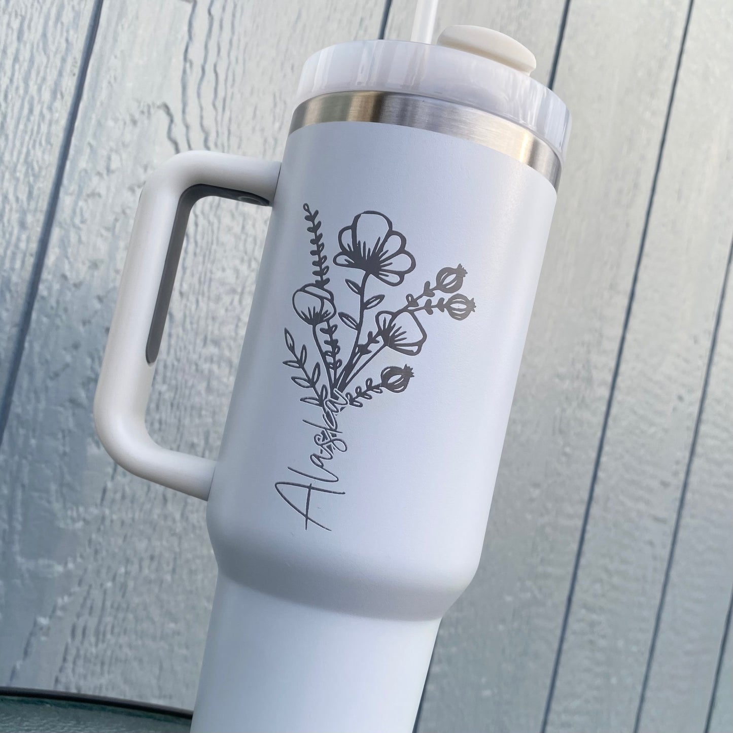Alaska Wildflower Tumbler