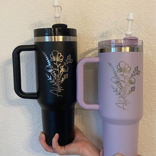 Alaska Wildflower Tumbler