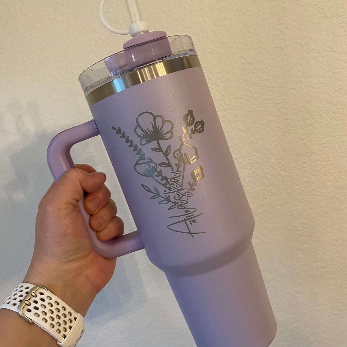 Alaska Wildflower Tumbler