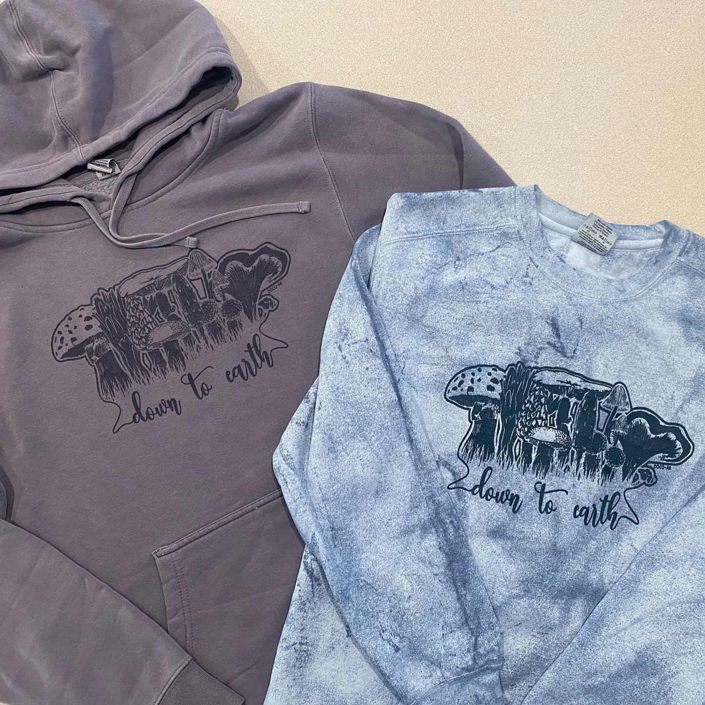 ON SALE: “Down to Earth” Mushroom Hoodie (XL-2X available)