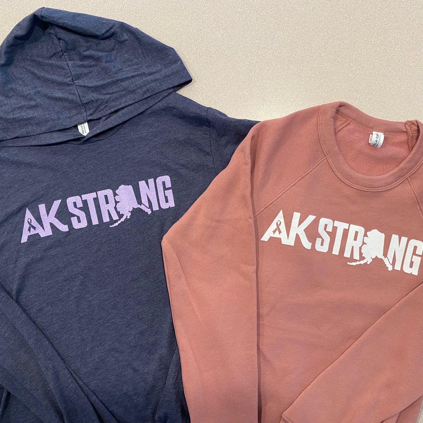 ON SALE: AK Strong Long Sleeve Hooded T-Shirt (S, L, 2X available)