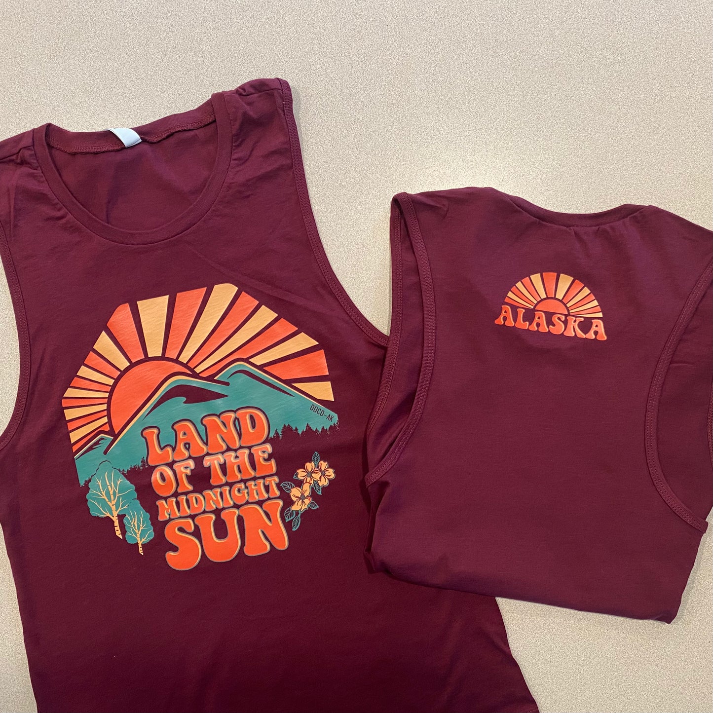 ON SALE: “Land of the Midnight Sun” Women’s Muscle Tank