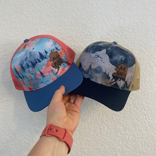 Alaska Scenery Hat