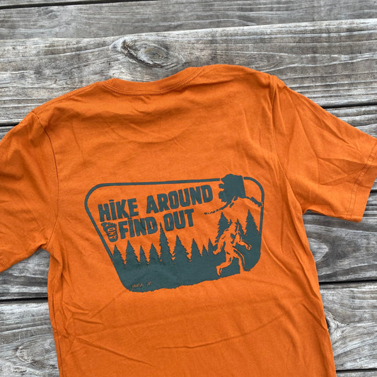 AK Bigfoot “Hike Around & Find Out” T-Shirt