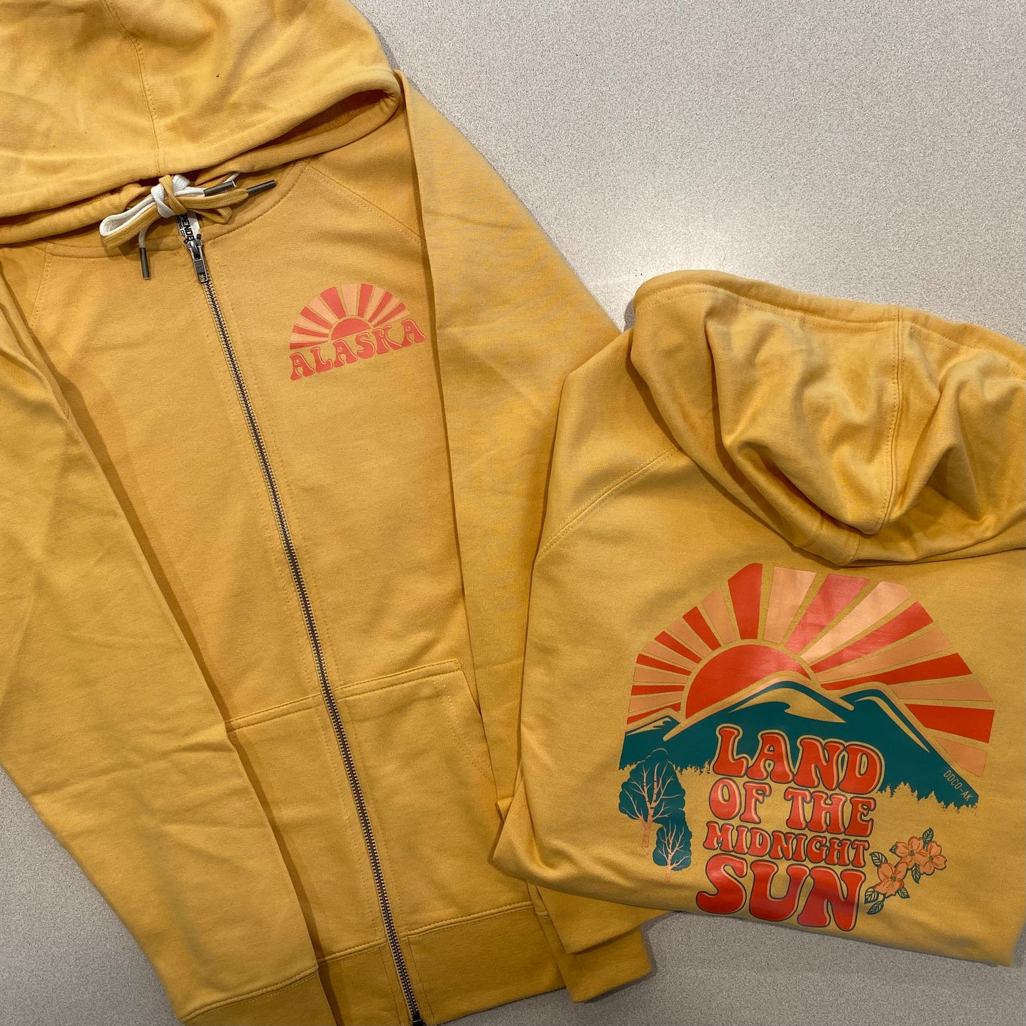 “Land of the Midnight Sun” Lightweight Zip-Up