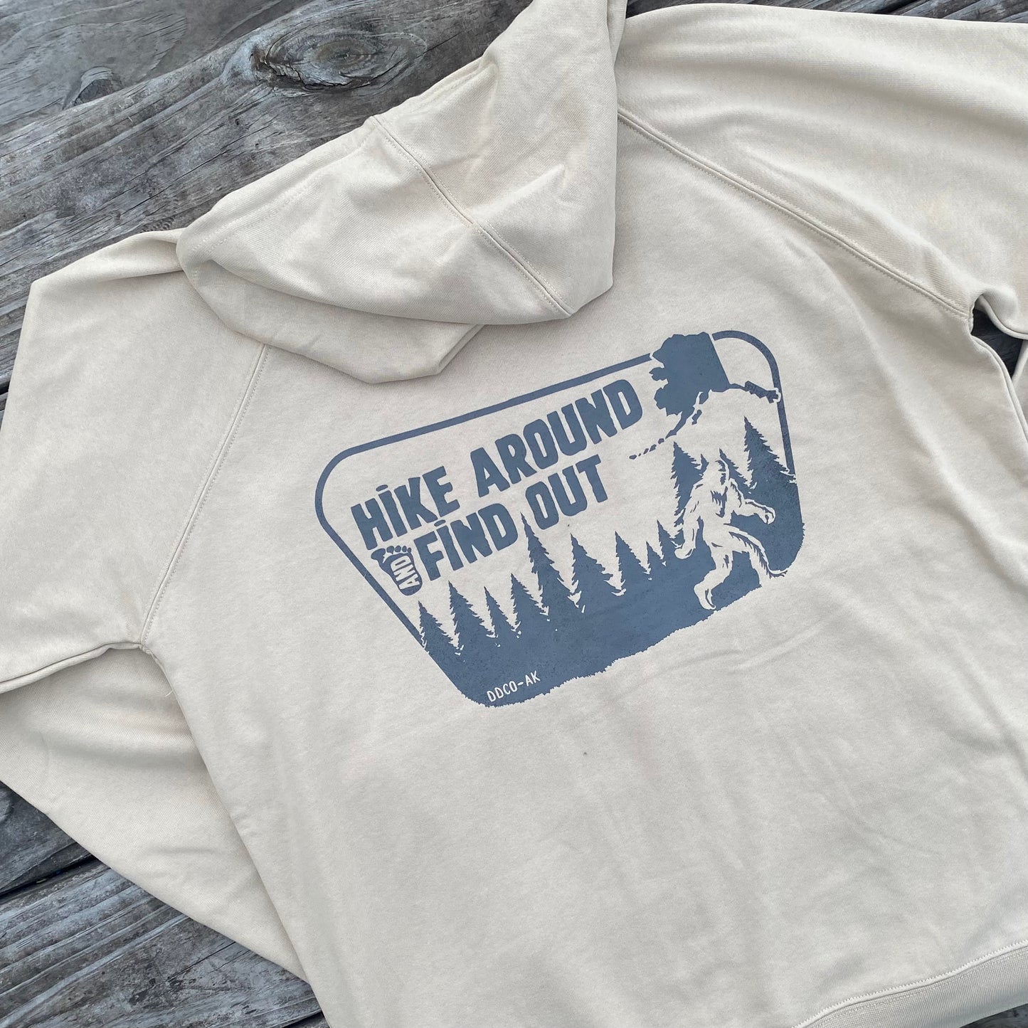 AK Bigfoot “Hike Around & Find Out” Lightweight Zip-Up