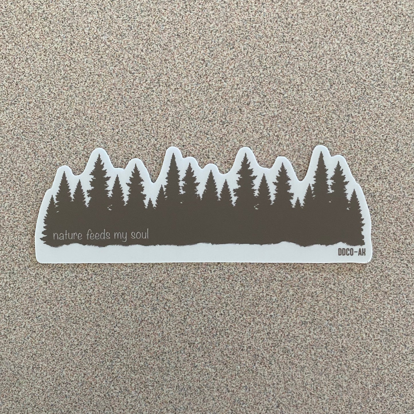 “Nature Feeds My Soul” Sticker