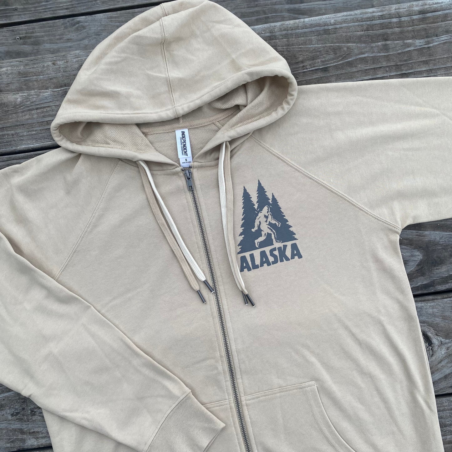 AK Bigfoot “Hike Around & Find Out” Lightweight Zip-Up
