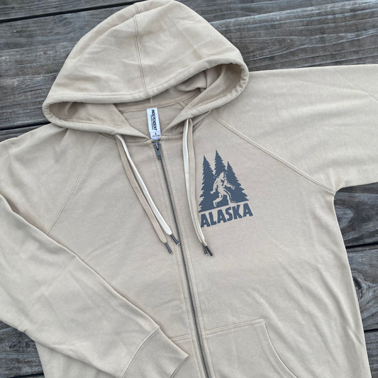 AK Bigfoot “Hike Around & Find Out” Lightweight Zip-Up