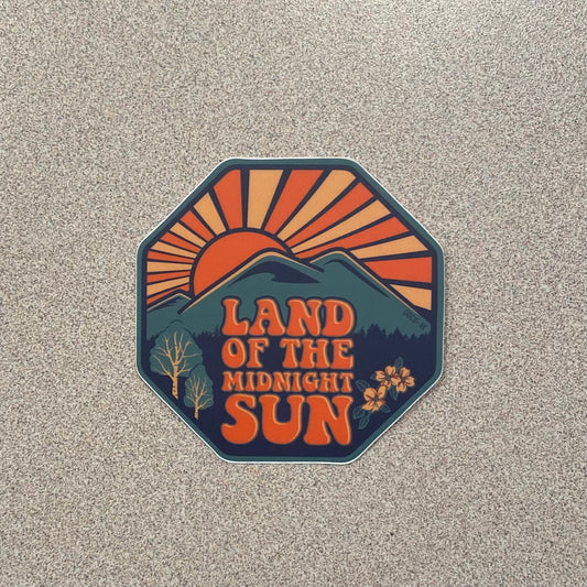 “Land of the Midnight Sun” Sticker