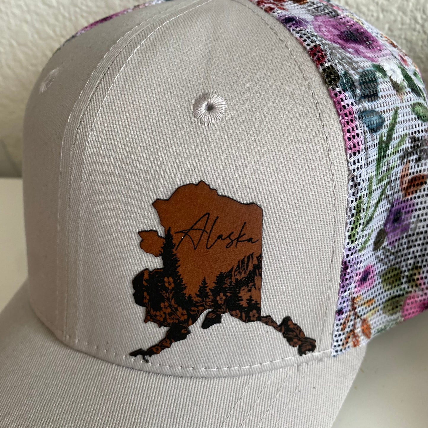 Alaska Wildflower Floral Hat