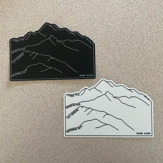 Palmer Peaks Sticker